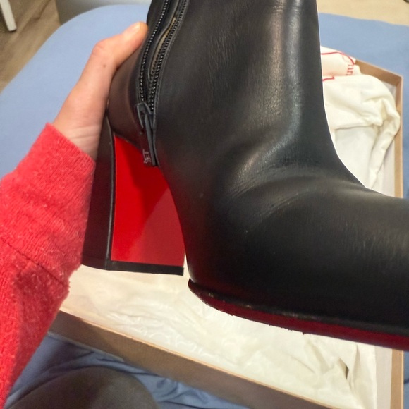 Christian Louboutin Black Ankle Booties - Picture 7 of 9